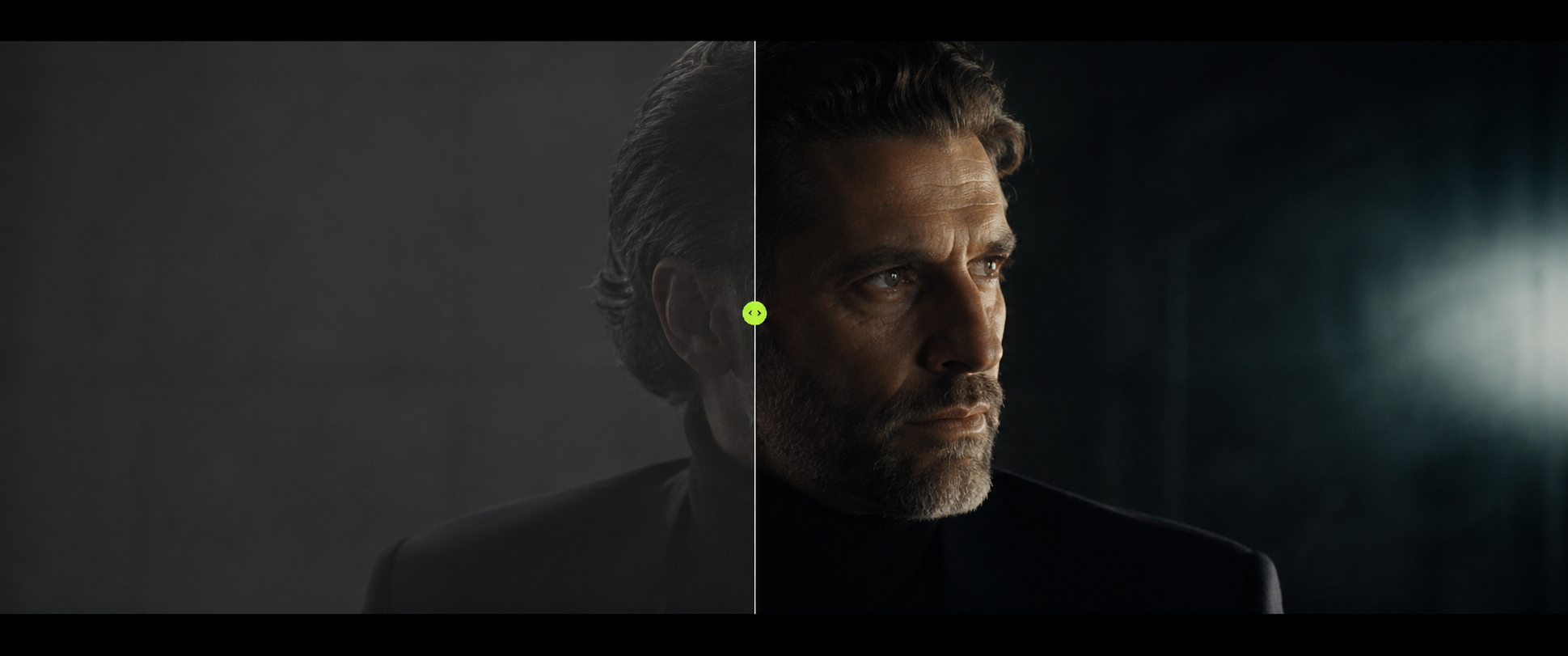 Alien Cinema modern noir before after LUT sample