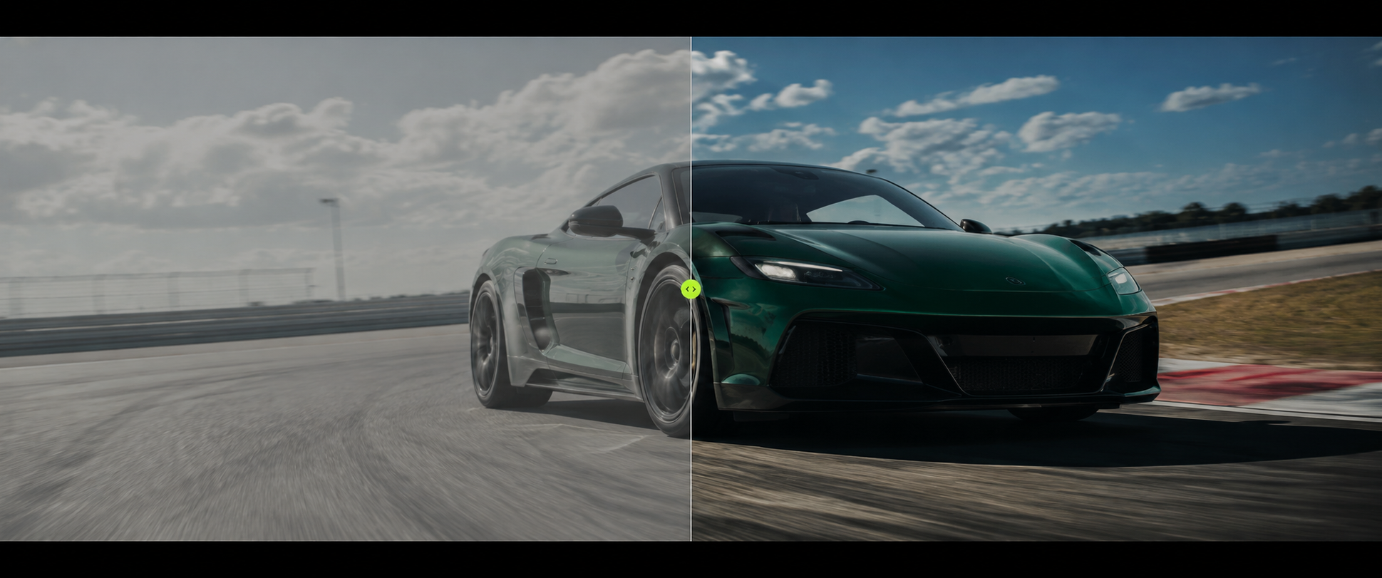 Moto Grade race day before after LUT sample